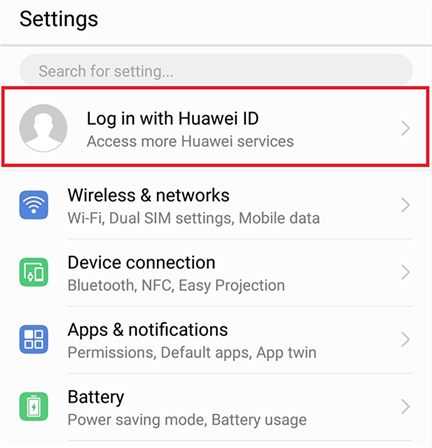 Sådan gendannes mistede kontakter på Huawei Phone