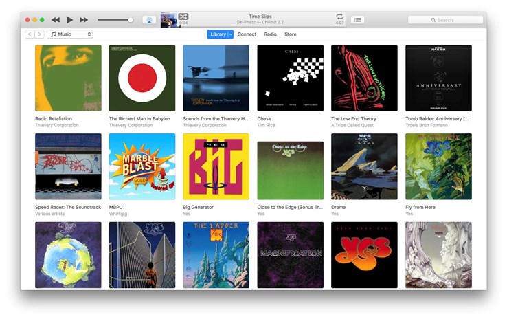 Combinar álbumes en iTunes