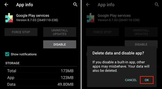 Comment désactiver / désinstaller les services Google Play