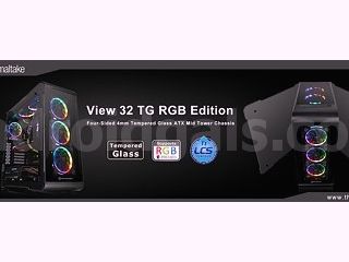Thermaltakeが新しいView 32 TG RGB Editionミッドタワーシャーシを発表